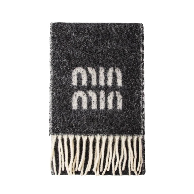 Brown Striped Scarf Women's Autumn And Winter  Trendy Winter Warm Imitation Cashmere Windproof Scarf For Students