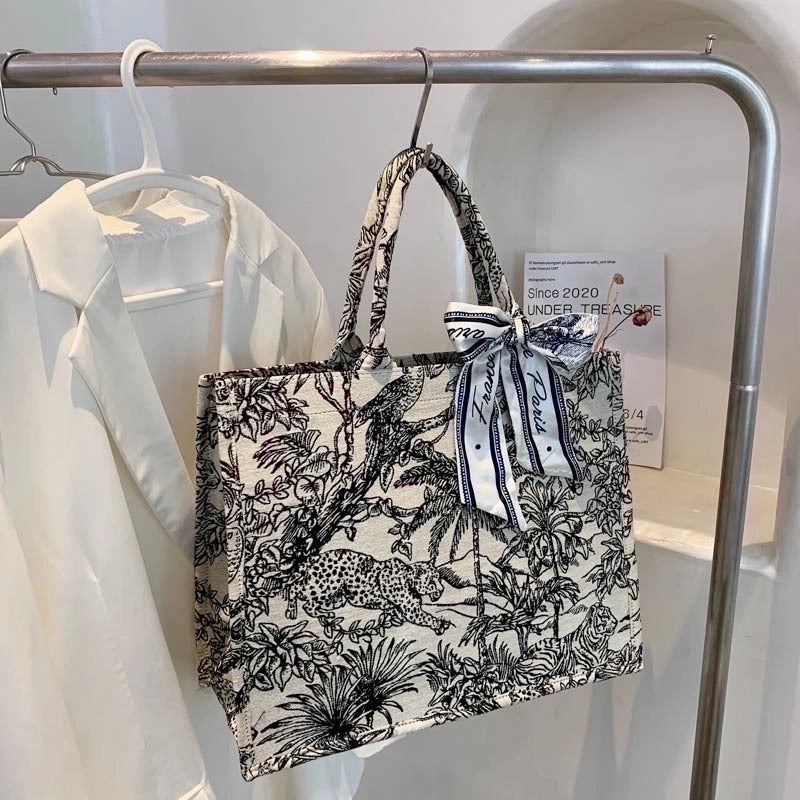 Large Bag Handbags New Fashion Contrast Color One Shoulder Underarm Bag