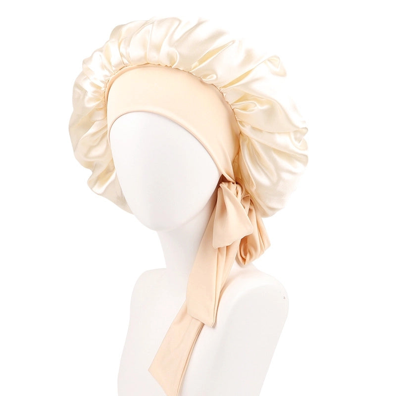 2 Pieces Women's Solid Color Solid Color Eaveless Hair Cap