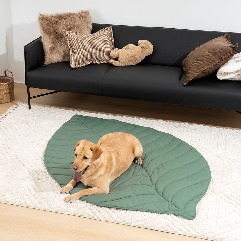 Super Large Leaf Shape Human Mat Dog Blanket