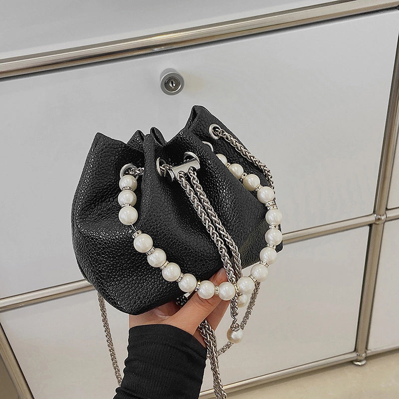 Women's Mini All Seasons Pu Leather Elegant Bucket Bag