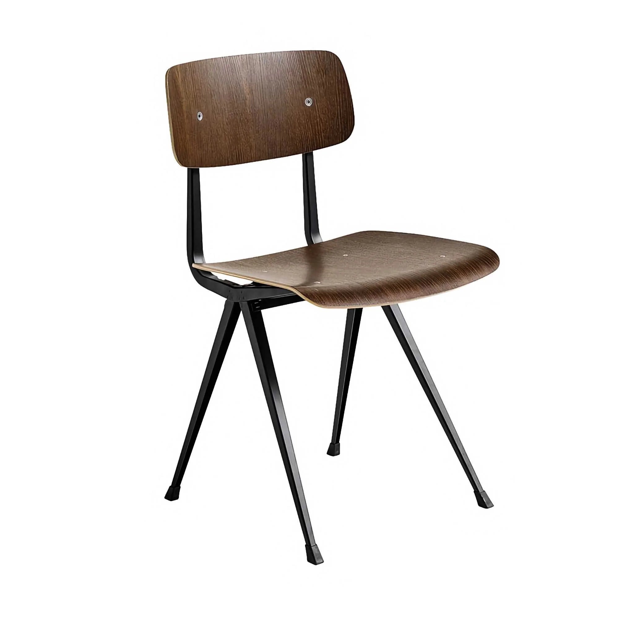 Result chair black steel. Smoke Oak