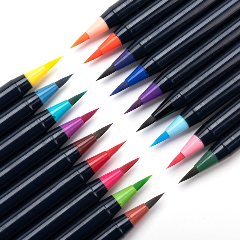 Watercolor Real Brush Pen Sets