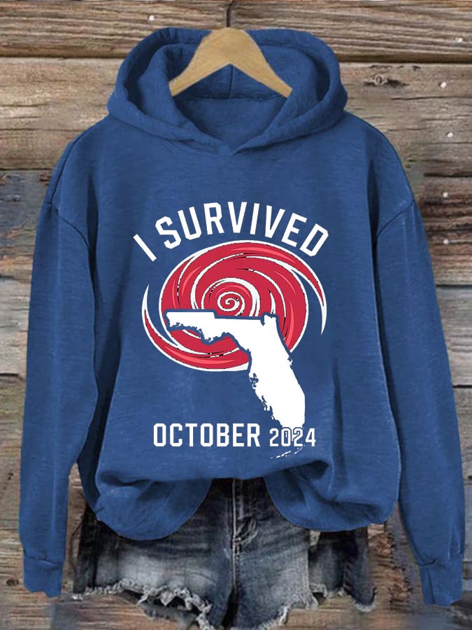 Women's I Survived OCTOBER 2024 Hoodie