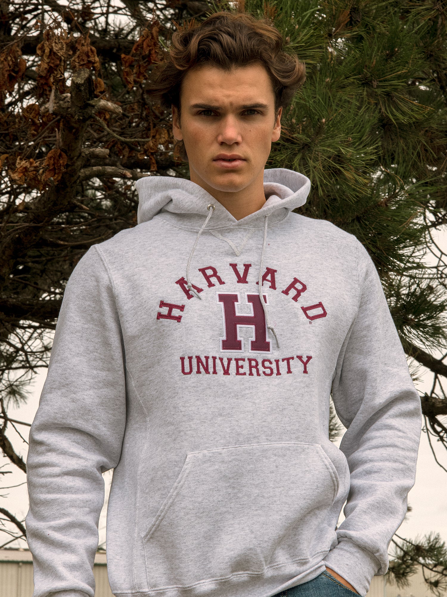 RUSSELL HARVARD PULLOVER HOODIE