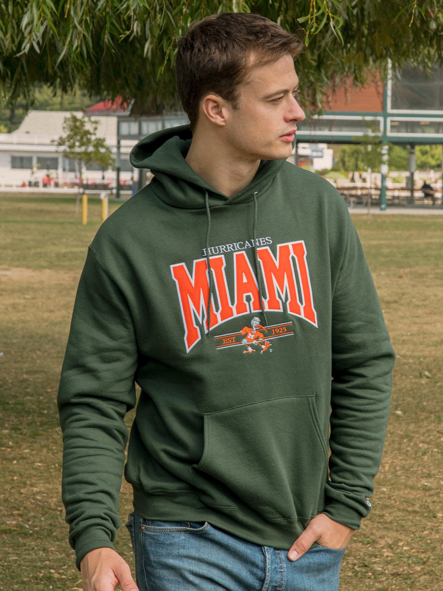 RUSSELL MIAMI U PULLOVER HOODIE