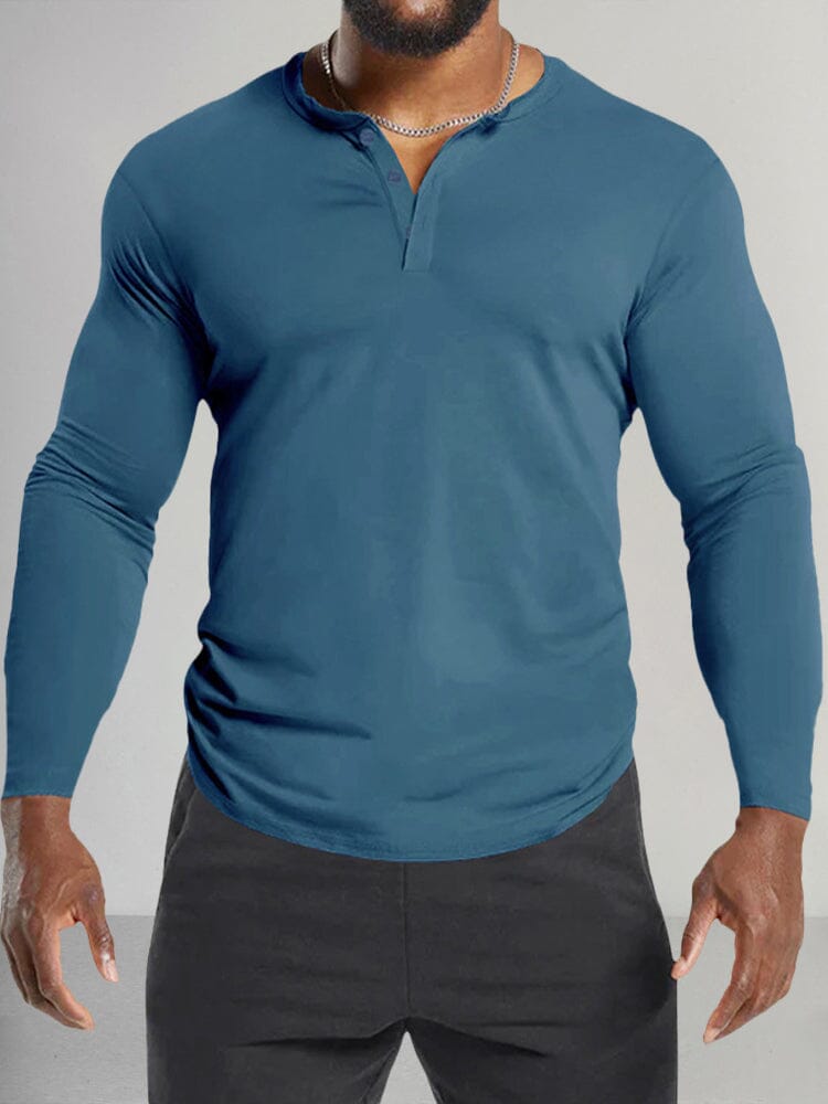 Classic Fit Soft Henley Shirt