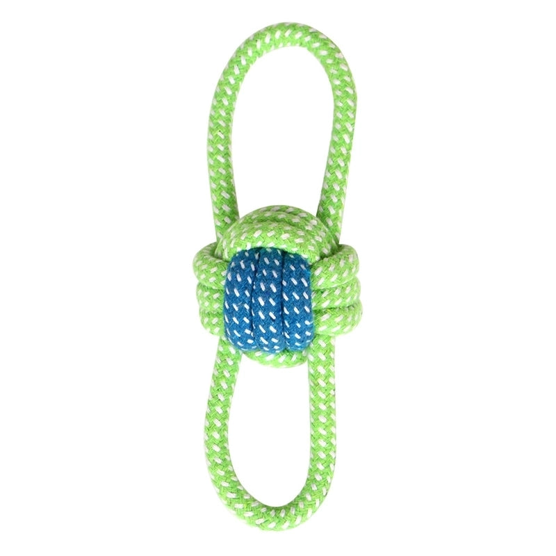 2 Pieces Pet Dog Cotton Rope Toys Tooth Cleaning Chewing Rope Combination Set Pet Supplies