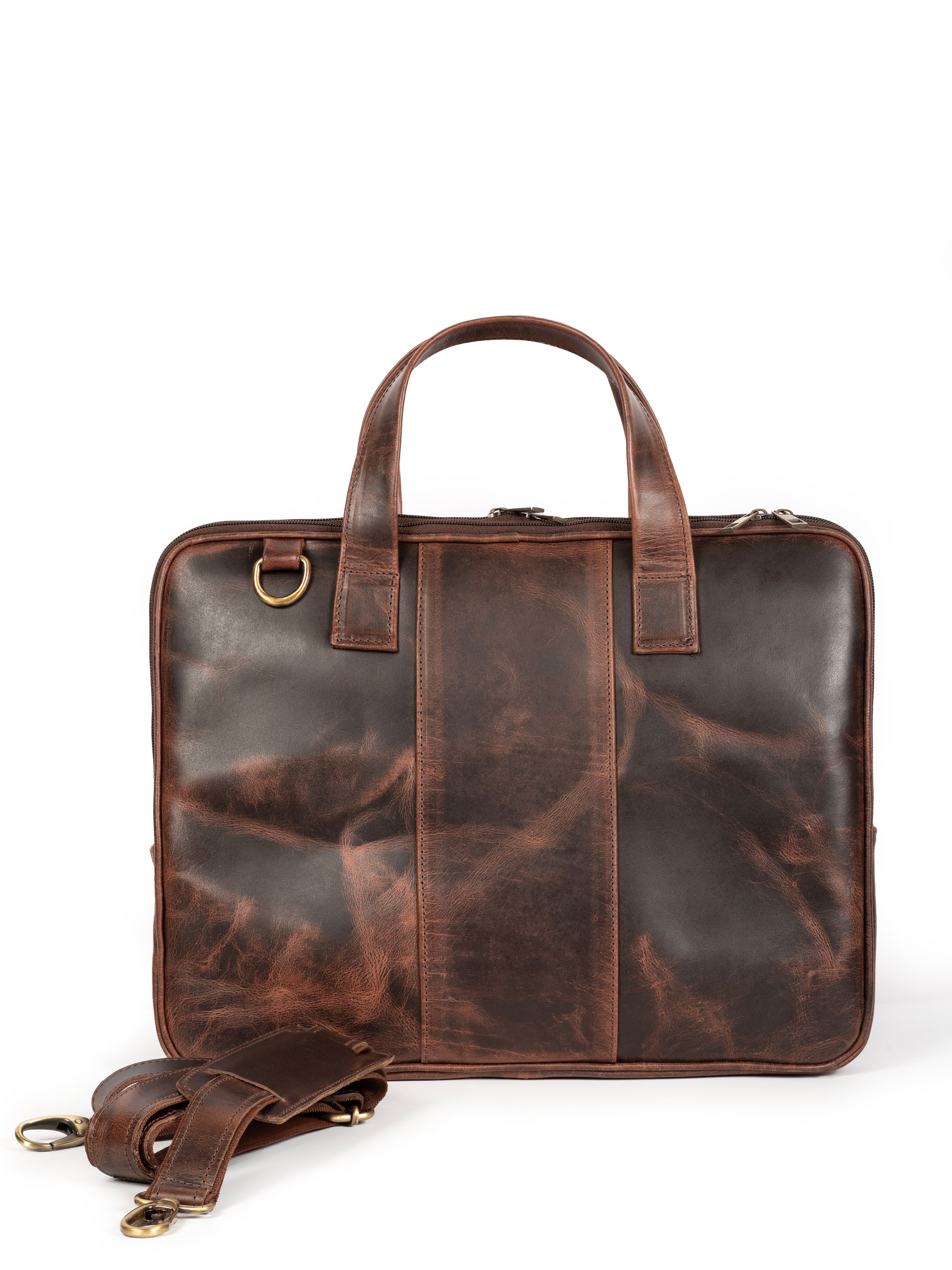 Harbor Laptop Briefcase. Brown