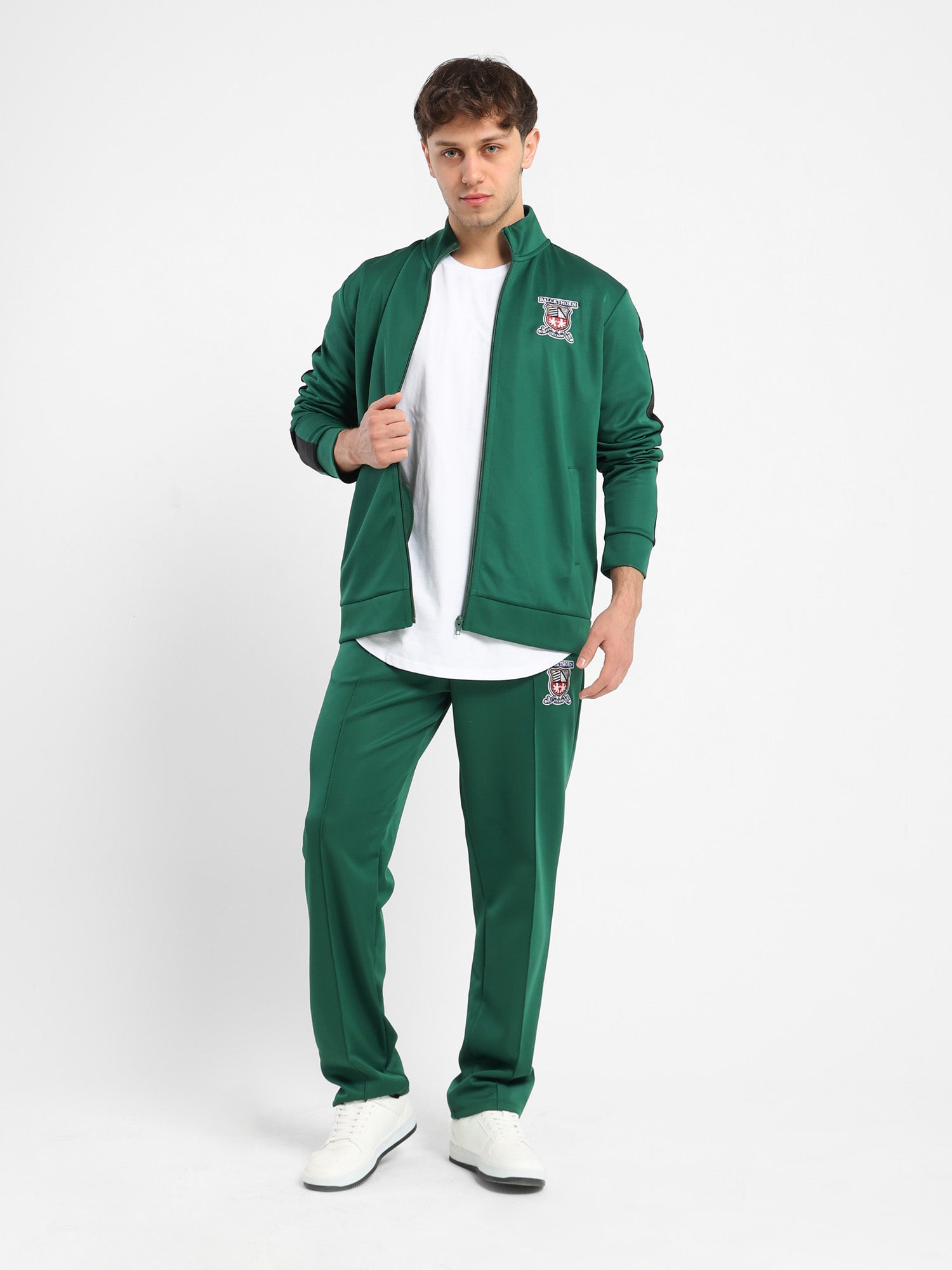 Zip-Up Mock Neck Top