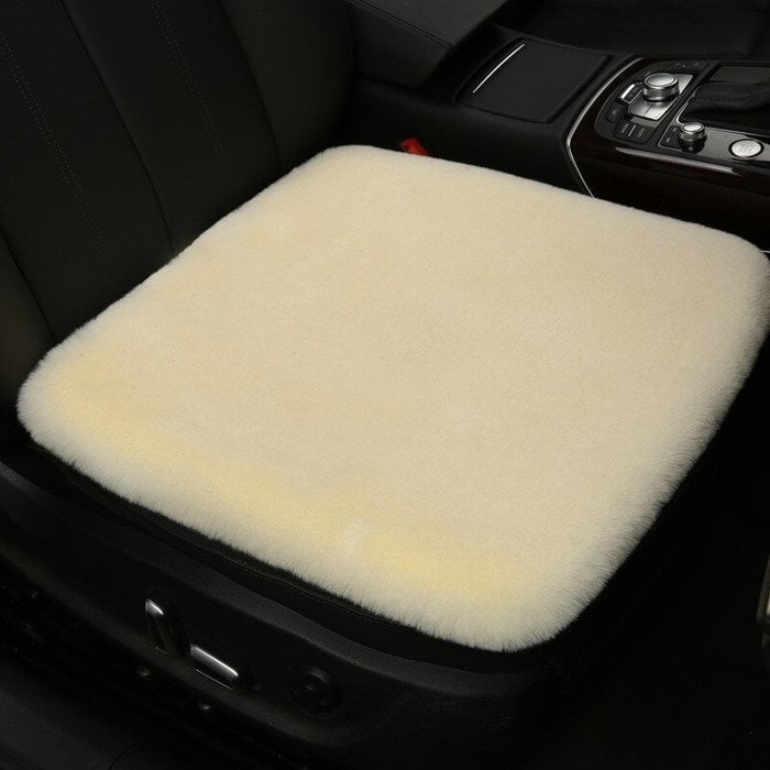 -Plush Car Seat Cushion