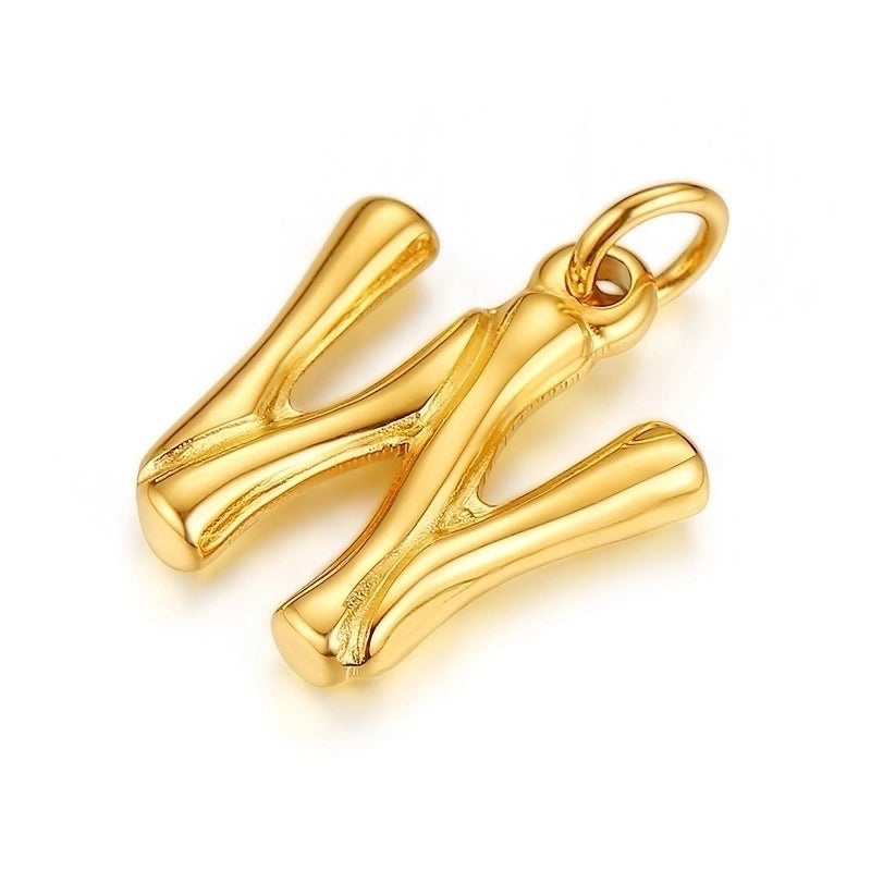 Fashion Letter 201 Stainless Steel 18K Gold Plated Polishing Plating Stainless Steel Necklaces