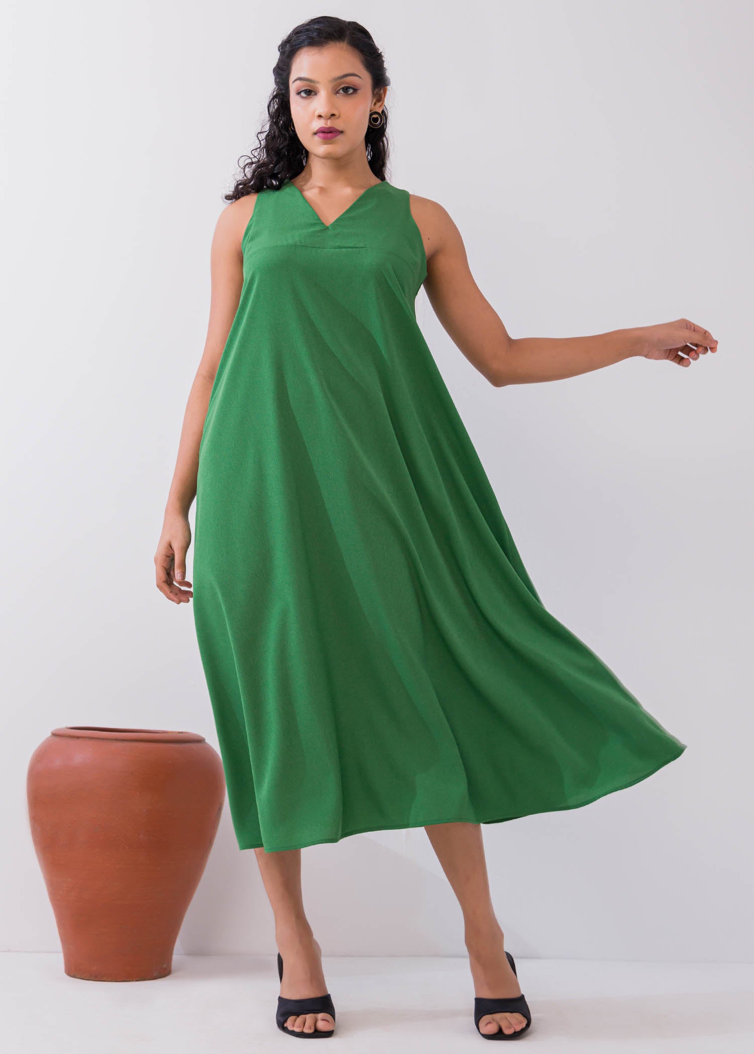 Sleeveless Tent Dress