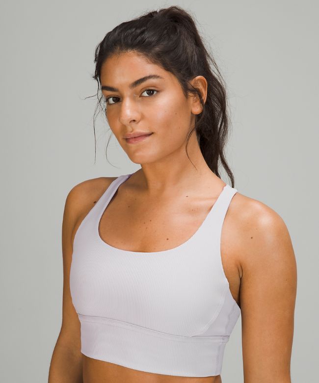 lululemon Energy Longline Bra Ribbed Luxtreme Medium Support, B–D Cups