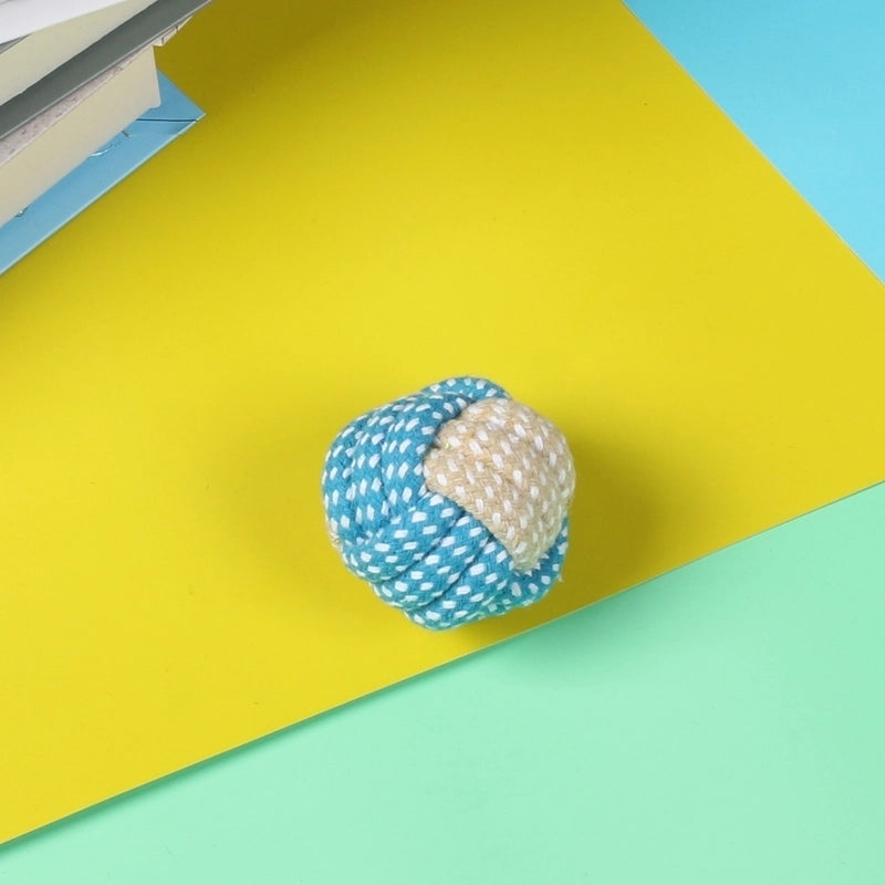 Minimalist Cotton Rope Solid Color Pet Toys
