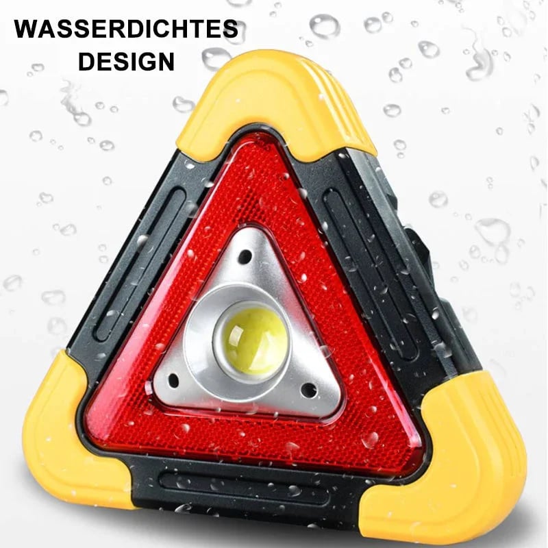 Solar dreieckiges Warnlicht