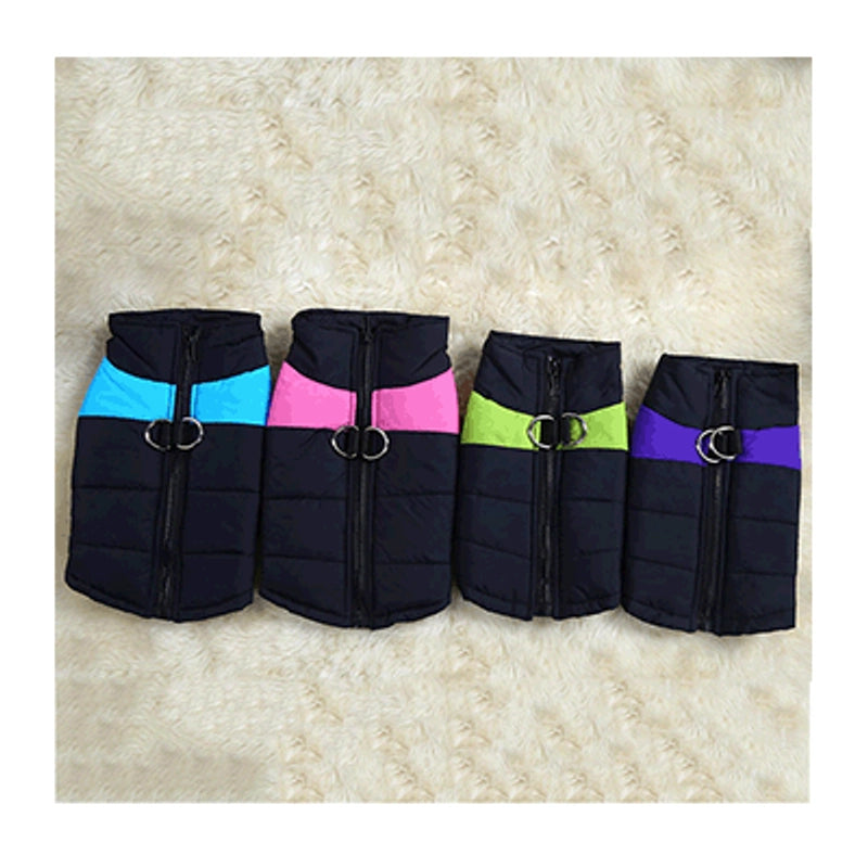 Autumn And Winter Pet Ski Clothing Dog Outdoor Cotton Clothes Vest Breathable Pet Products Dog Cotton Clothes