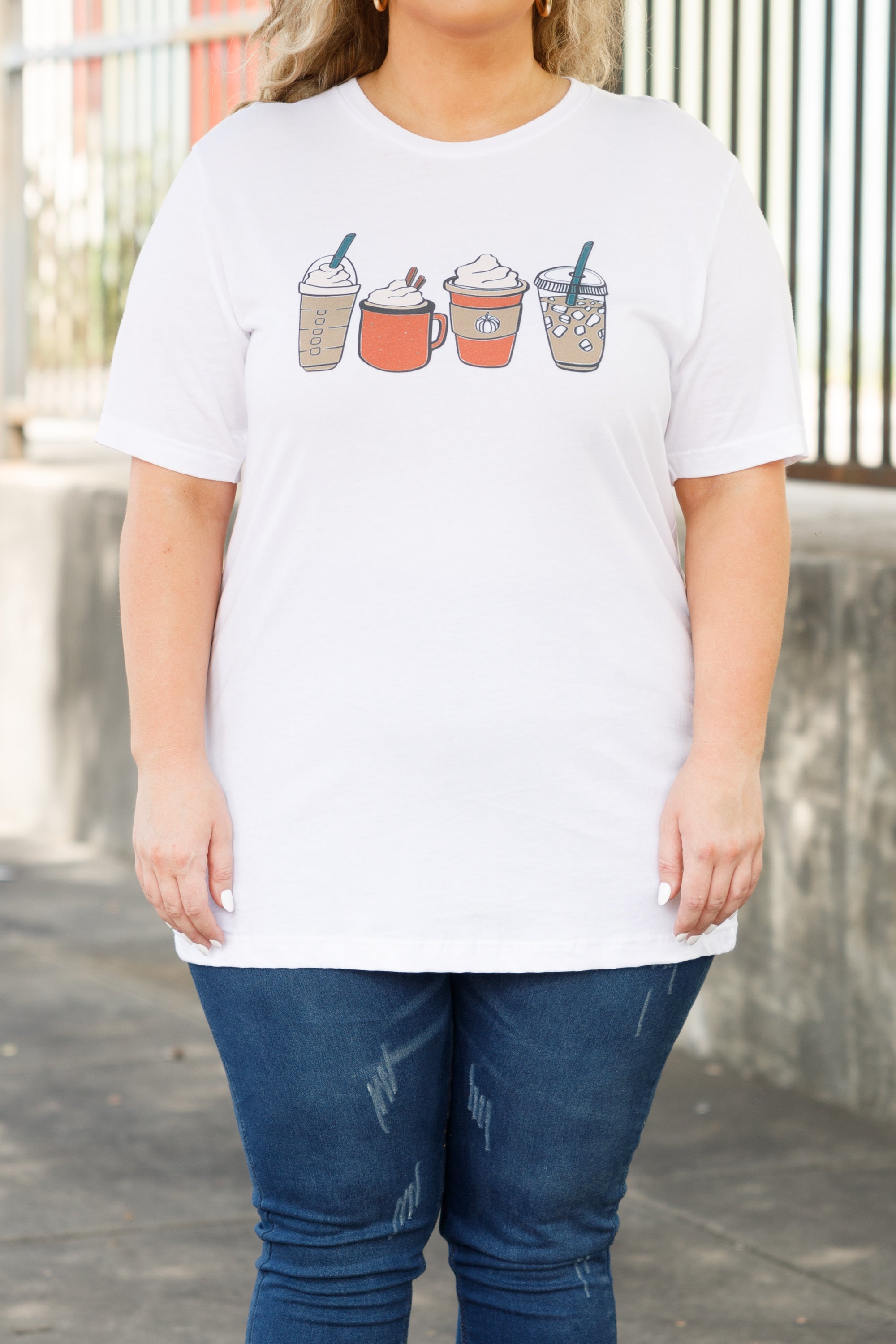 Cup Of Spice Tee. White