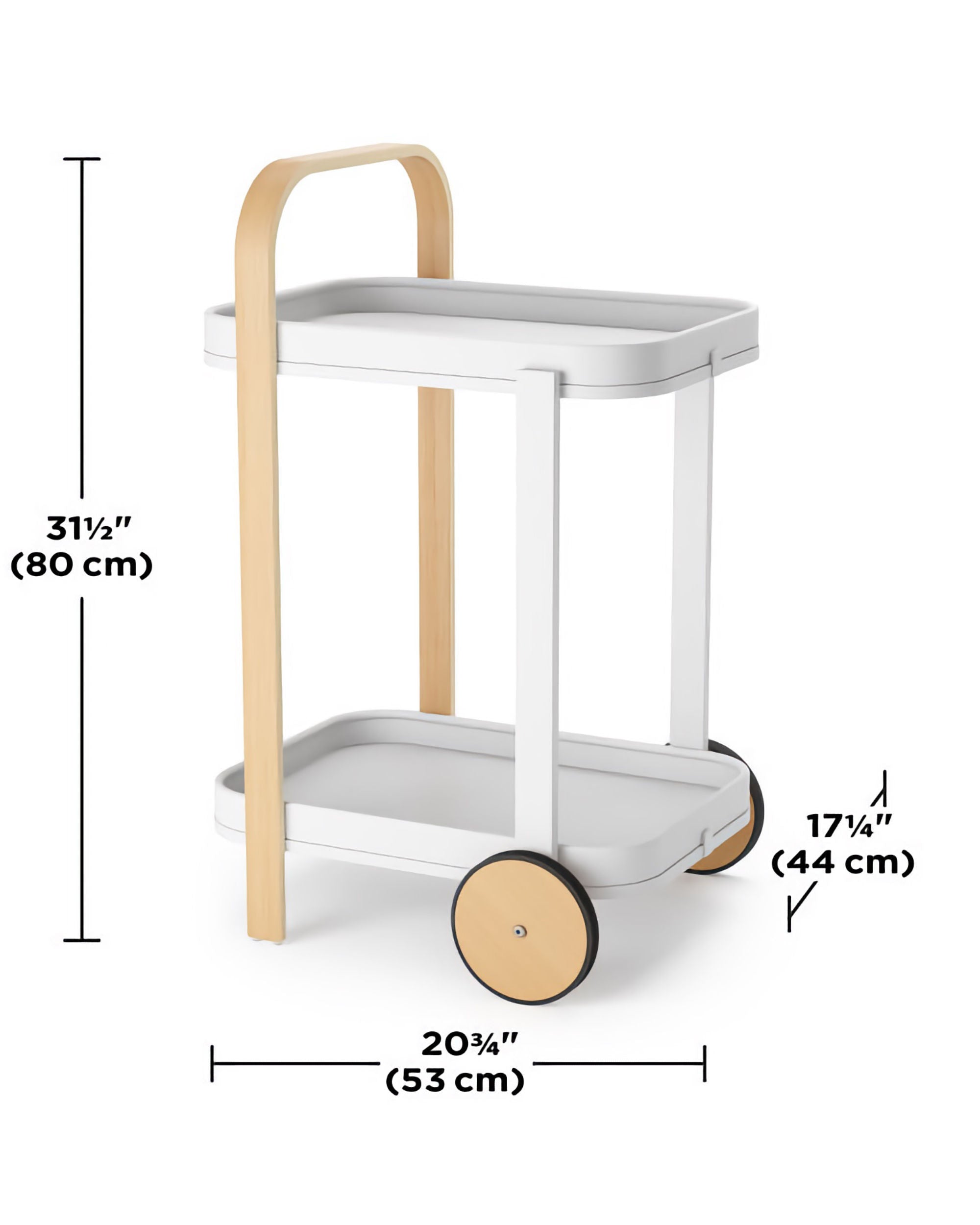 Umbra Bellwood bar/serving cart. Natural