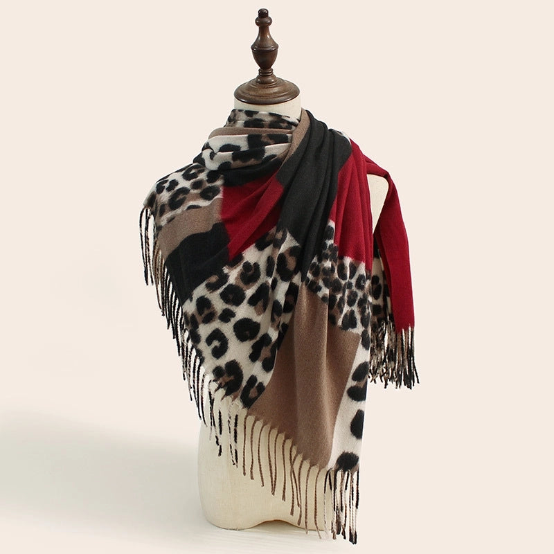 Women's Ethnic Style Color Block Polyester Printing Shawl