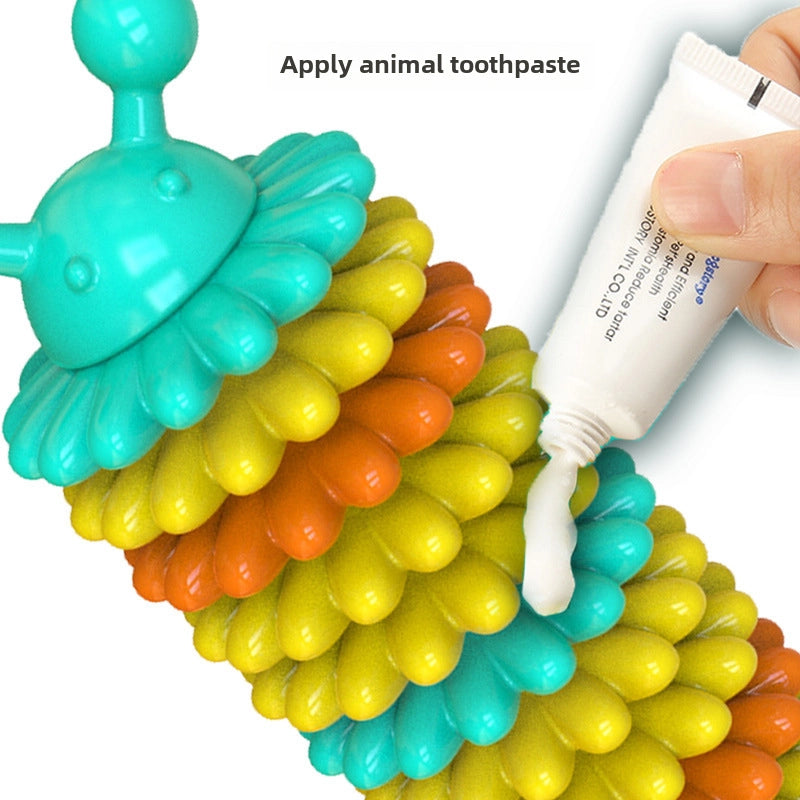 Antenna Caterpillar Dog Teether Toy Bite New Molar Toothbrush Pet Supplies Caterpillar Dog Toy