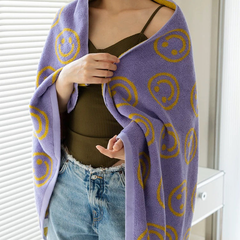 Smile Face Towel / Bath Towel