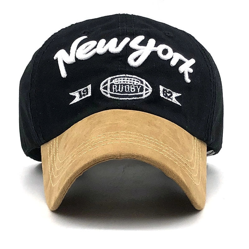 Three-dimensional Embroidery Washed Baseball Letter Embroidered Peaked Cap
