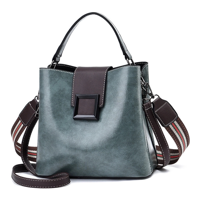 Women's Medium All Seasons Pu Leather Basic Bucket Bag