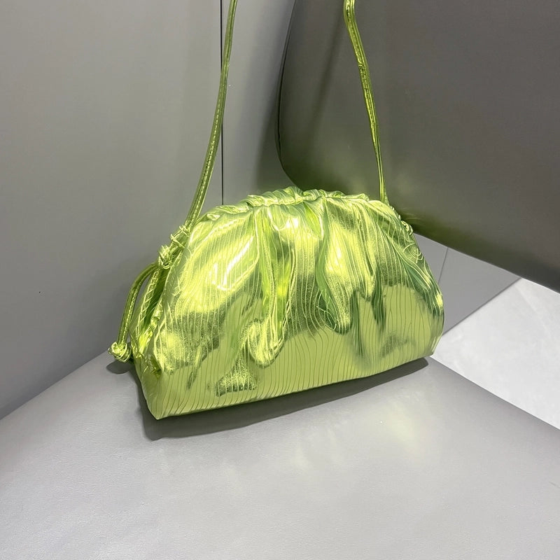 Women's Bag New Golden Cloud Bag Large And Small Size Woven Dumpling Bag Handbag Single Shoulder Crossbody Bag Women's Bag