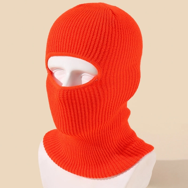 Unisex Basic Solid Color Wool Cap