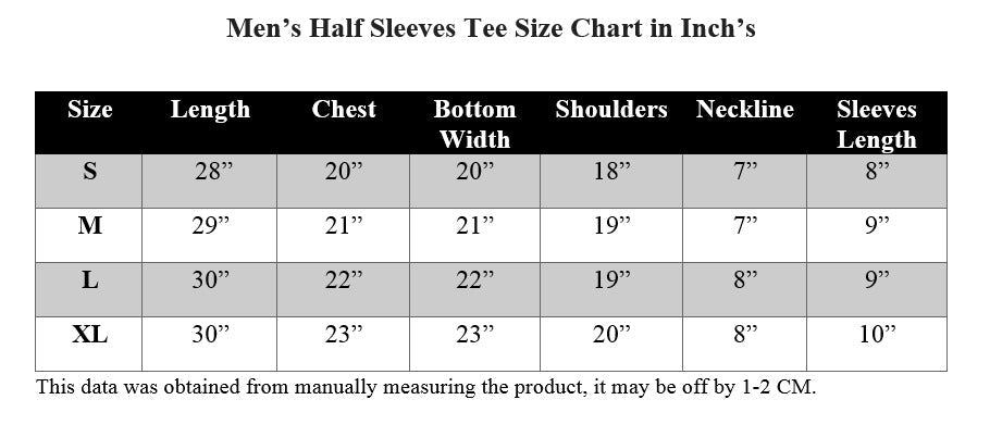 BASICS MEN 4PCS ROUND NECK TEE