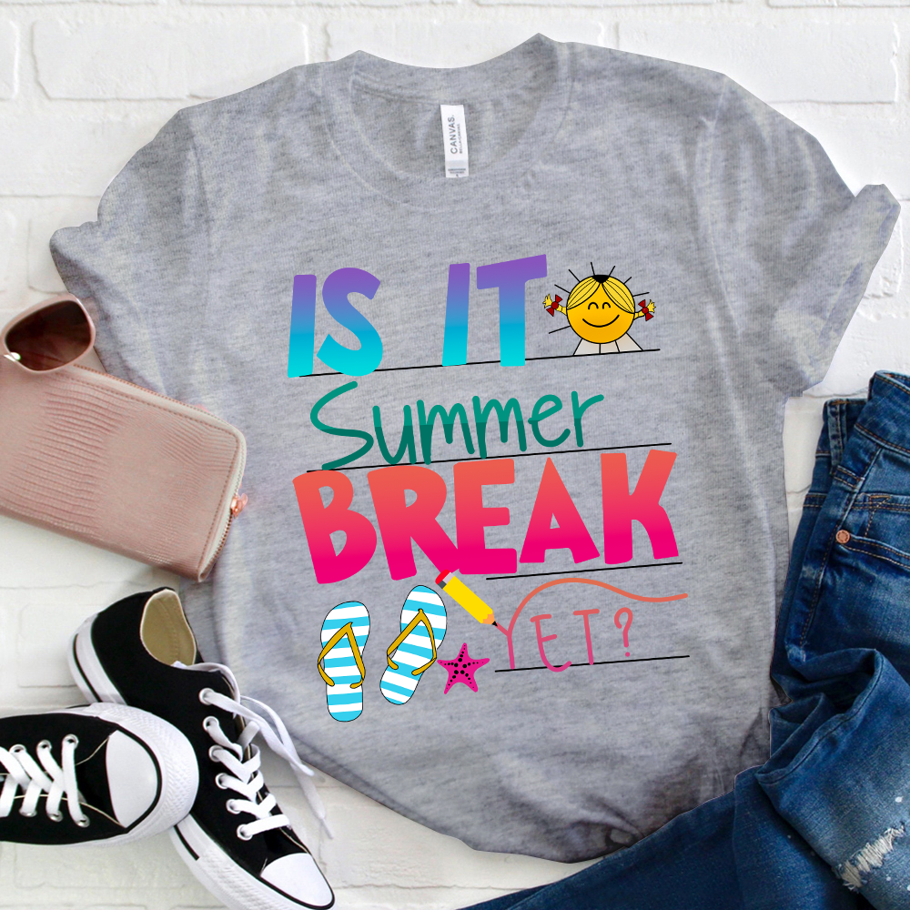 Is It Summer Break Yet Little Girl T-Shirt