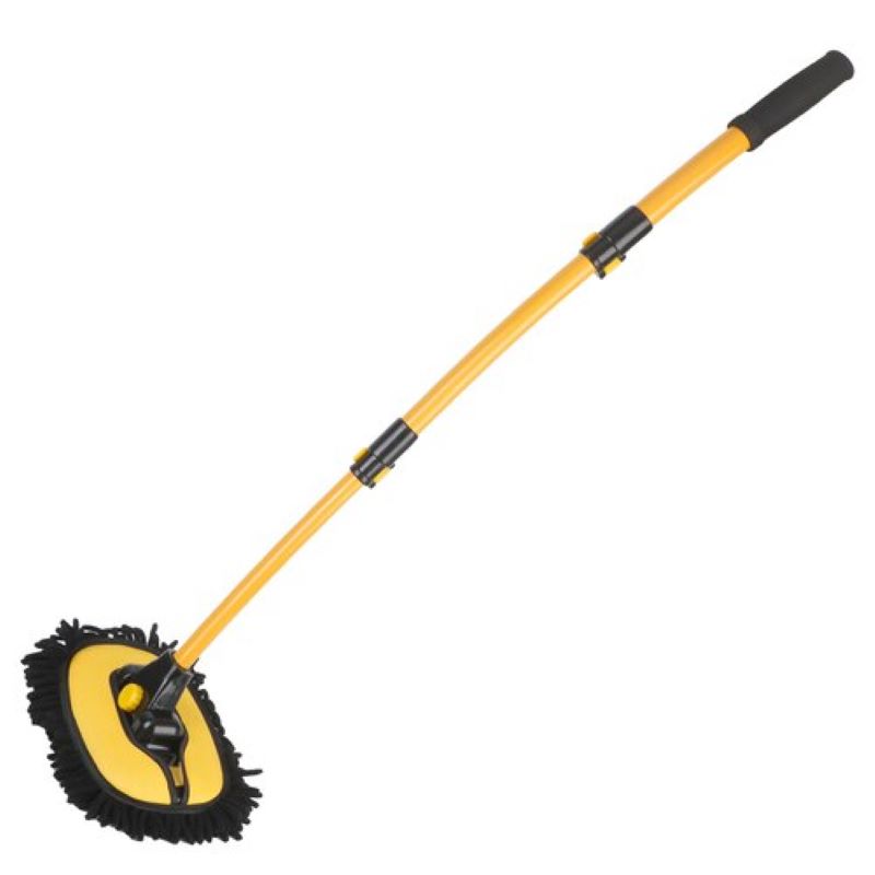 Car Wash Mop - Special Long Handle For Car Bonnet. Roofs and Windows Cleaning