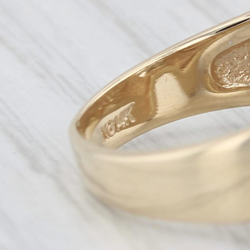 Horseshoe Horse Ring 14k Yellow White Gold Size 10.25 Western Equestrian