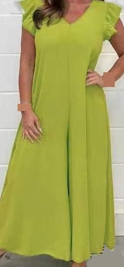 🔥2024 SUMMER NEW RUFFLED WIDE-LEG CASUAL JUMPSUIT
