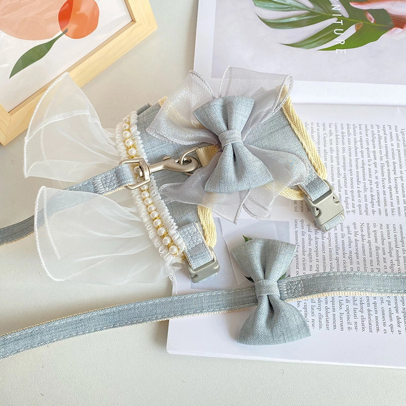 Cat Walking Cat Rope Cat Chest Strap Traction Rope Anti-break Out Special Pet Clothes Cat Walking Rope Dog Rope