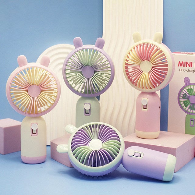Bunny Ears Mini Handheld - Portable Fan