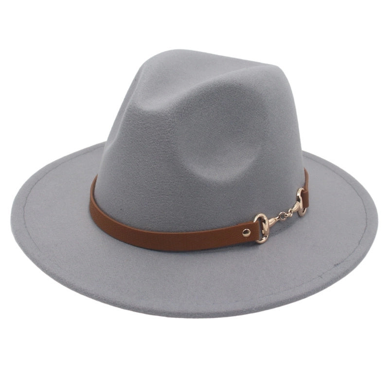 Top Hat Shanghai Beach Gentleman Performance Outdoor Travel Autumn And Winter Hat Fedora