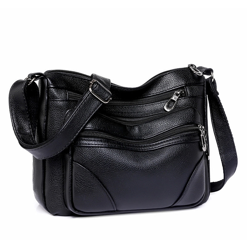 Women's Medium All Seasons Pu Leather Streetwear Square Bag
