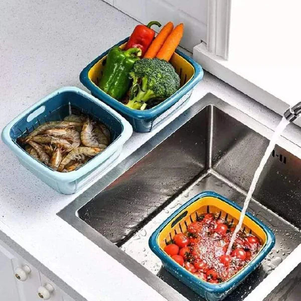 Storage basket drainer