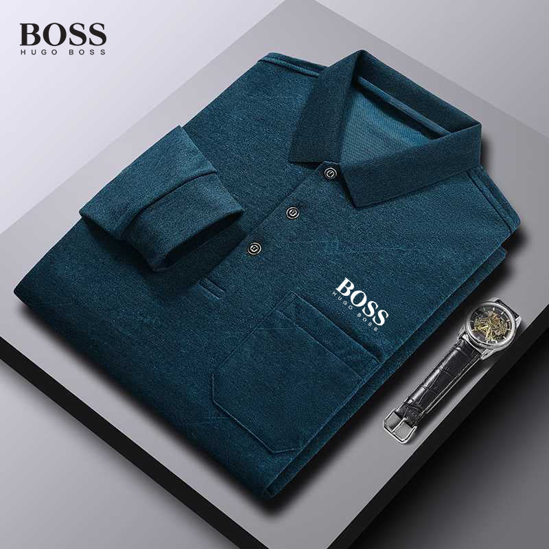 BOSS Print Short Sleeve Polo Shirt for Men