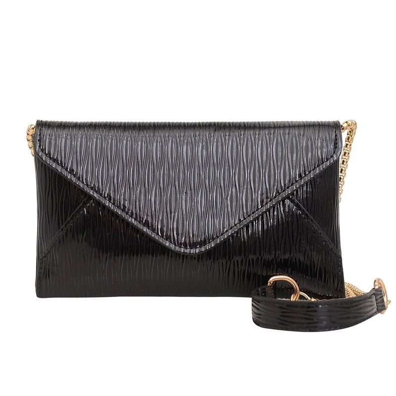 Women's Medium Pu Leather Solid Color Vintage Style Classic Style Flip Cover Envelope Bag