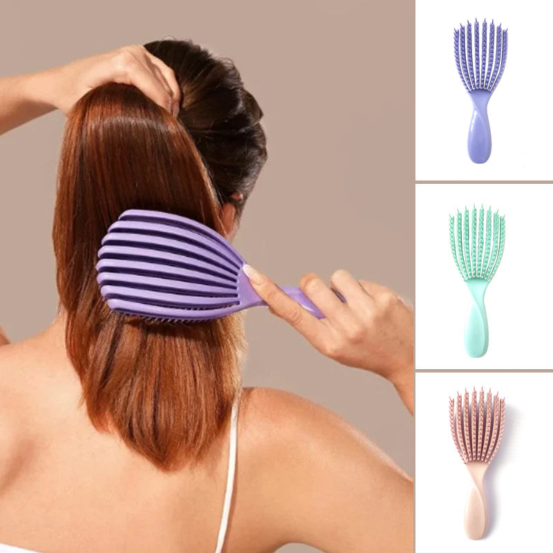 Hollow Out Smooth Hair Fluffy Comb