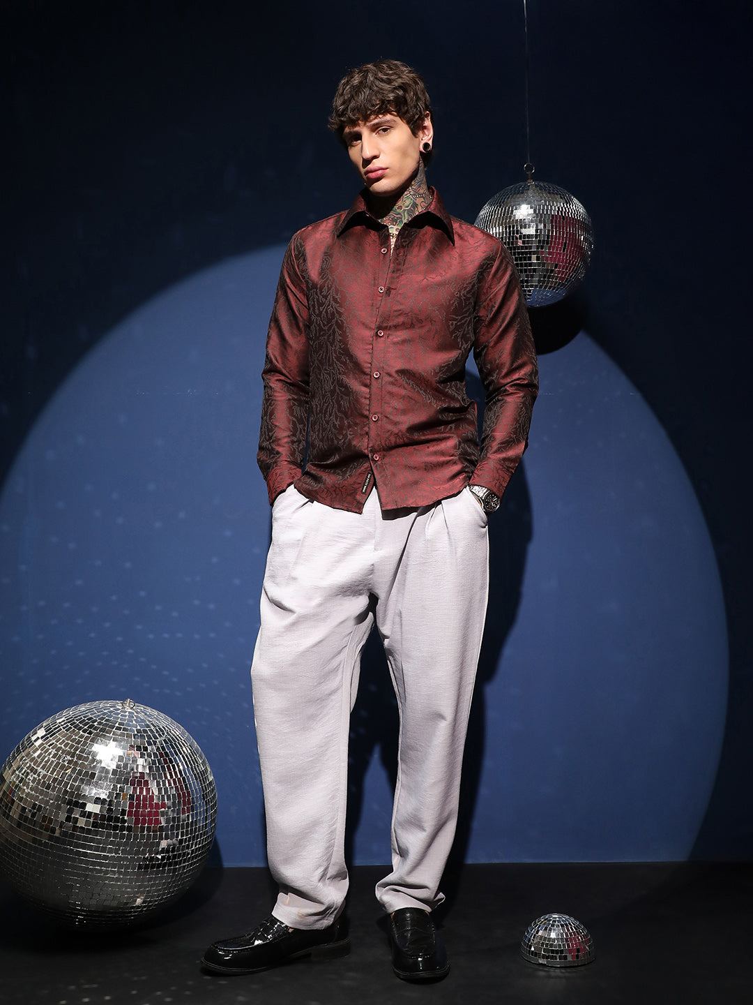 Foliage-Woven Shirt