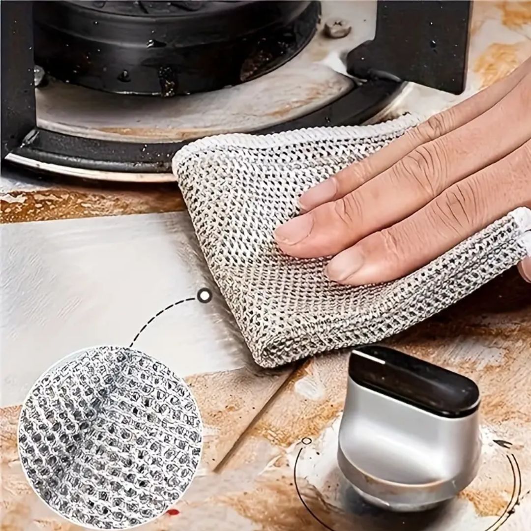 Scratch-Free Wire Dishwashing Cloth