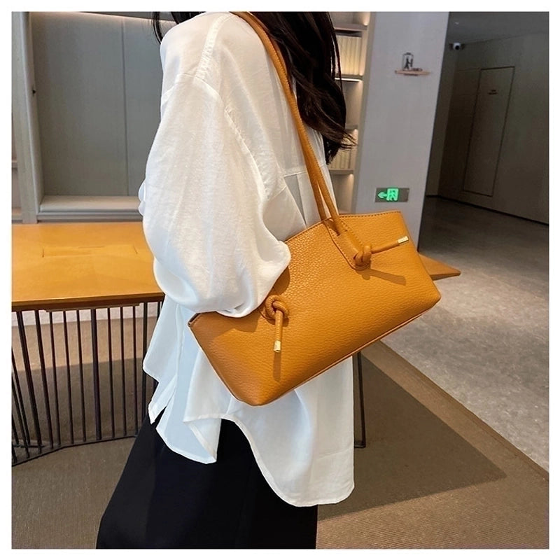 Women's Medium All Seasons Pu Leather Streetwear Shoulder Bag