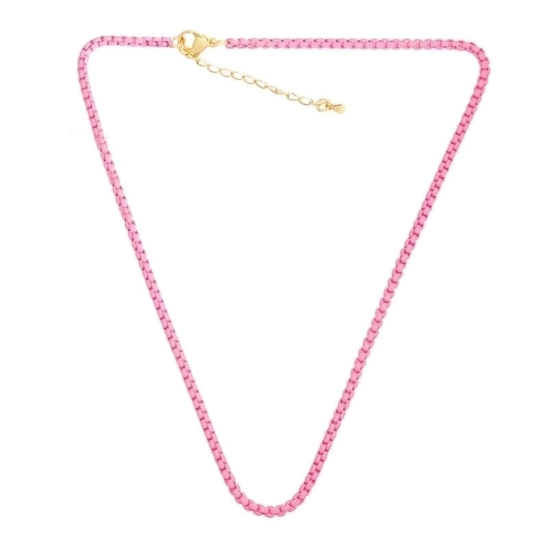Copper Stoving Varnish Geometric Copper Necklaces