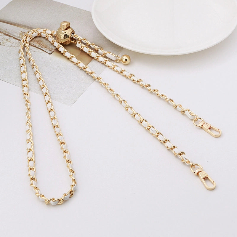 Alloy Solid Color Bag Chain Bag Straps