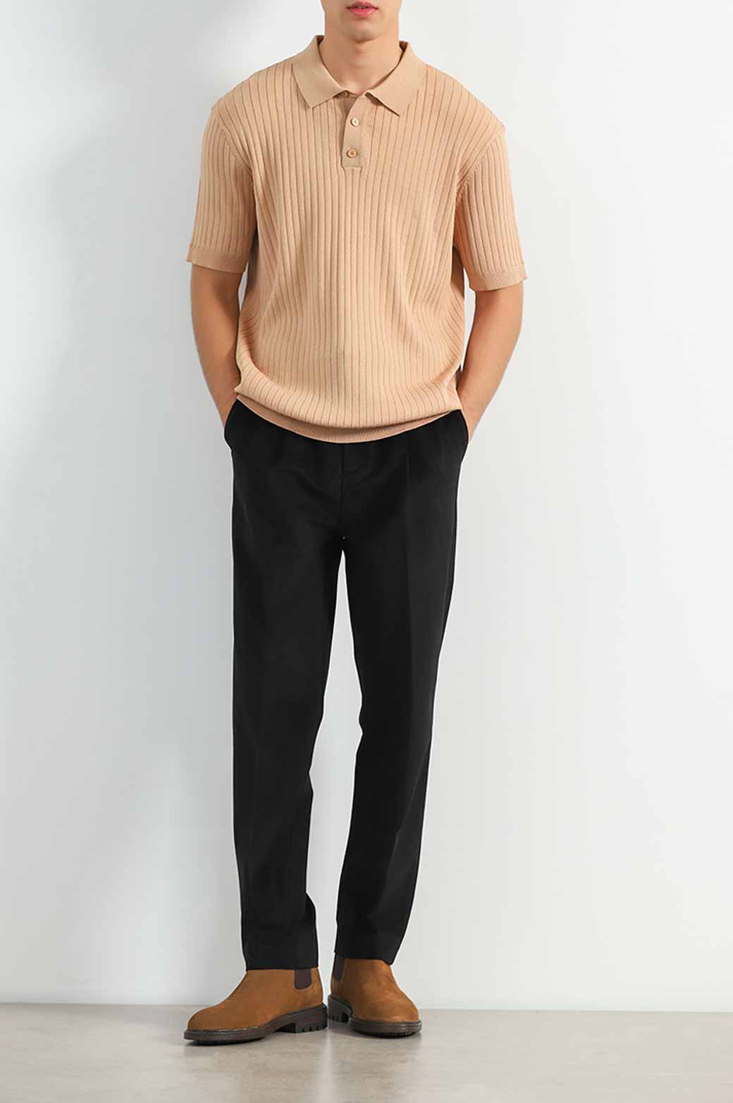 TEXTURED POLO