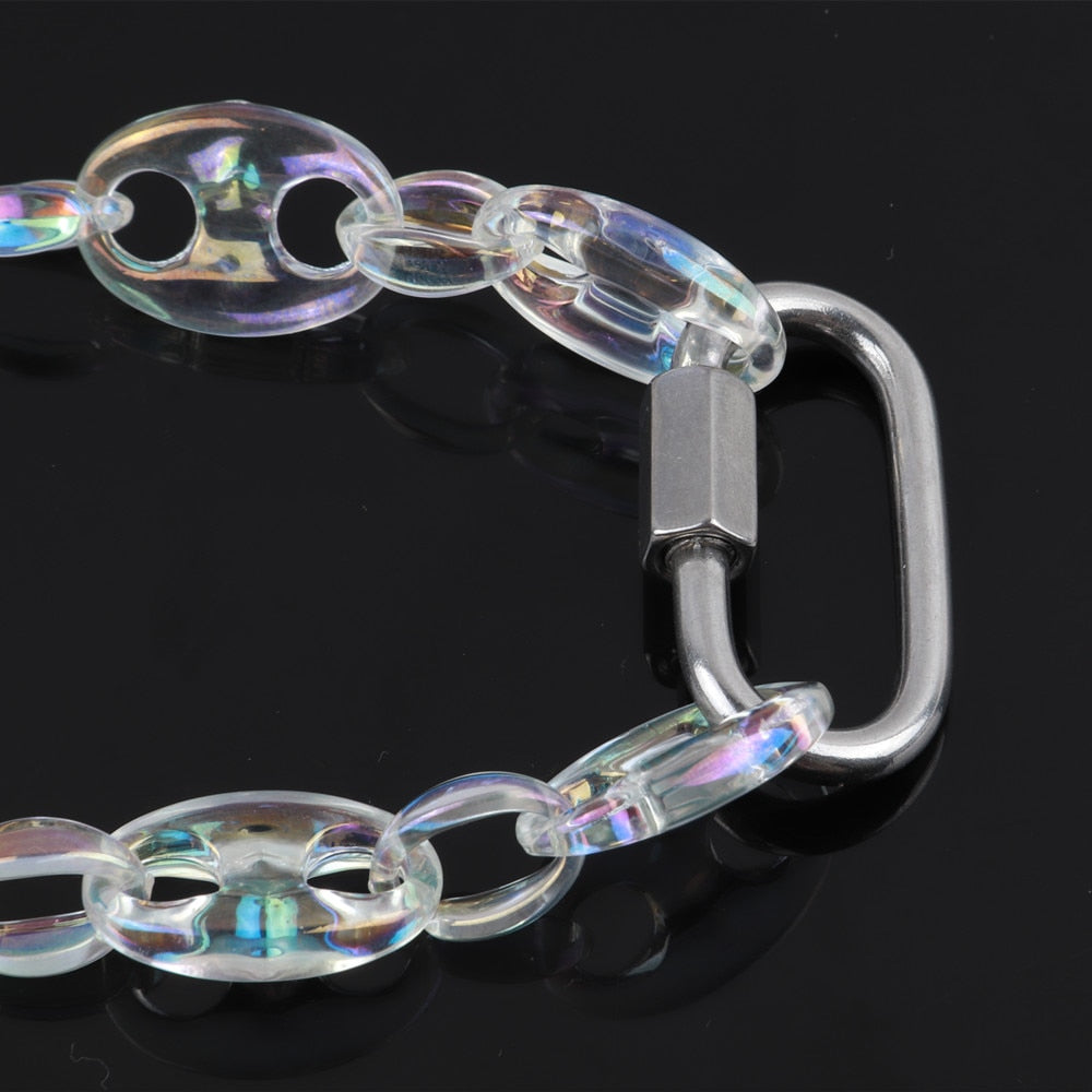 Iridescent Gucci Link Chain